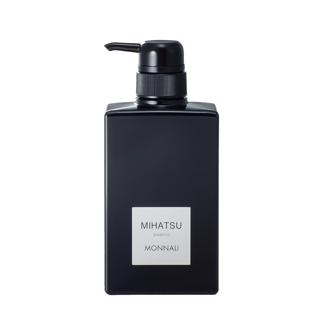 MONNALI MIHATSU Shampoo Natural black shampoo to improve hair quality, 350 ml