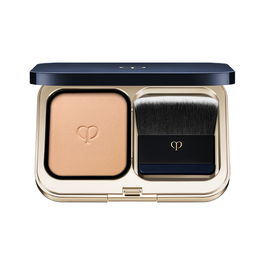 Shiseido Cle de Peau Beaute Teint Poudre Éclat Powder foundation with sponge